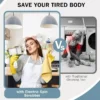 New Power Scrubber 5 Replaceable Brush Heads Electric Spin Scrubber Bathroom Cleaning Brush Power Scrubber Electric Brush Home